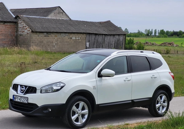 Nissan Qashqai+2 cena 42900 przebieg: 131000, rok produkcji 2013 z Wąbrzeźno małe 781